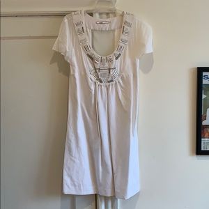 WORN ONCE! Mint Silk Linen Dress